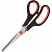 превью Ножницы Attache Economy 190 мм с пластиковыми прорезиненными анатомическими ручками красного/черного цвета