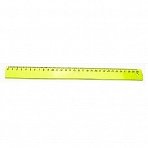 Линейка Attache Economy 30 см пластиковая прозрачная в ассортименте