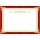 Сертификат-бумага бордовая рамка (А4, 230 г/кв. м, 10 листов в упаковке)