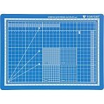 Коврик для резки TOPFORT 5ти-слойный А4 (30×22см),2х-сторонний, синий