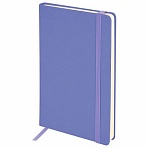 Скетчбук, слоновая кость 140 г/м2 130×210 мм, 80 л., КОЖЗАМ, резинка, BRAUBERG ART CLASSIC, пастель сиреневый