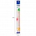 превью Линейка пластиковая 30 см BRAUBERG «FRESH ZONE»прозрачнаяс оранжевой шкалой210759