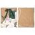 превью Пакет подарочный (1 штука) 26×13х32 см (L), «Flower Kraft», с тишью, глиттер, ЗОЛОТАЯ СКАЗКА