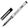 Ручка-роллер BRAUBERG RLP002,, корпус серебристый, синие детали, толщина письма 0.5 мм, синяя