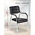 превью Стул офисный Комус Мебель (Easy Chair) 805 чёрный (искусственная кожа, металл хромированный)
