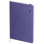 Записная книжка А6 80л. ЛАЙТ, кожзам, Greenwich Line «Classic. Lilac», с резинкой, фактурное тиснение, блок в клетку