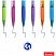 превью Ручка шариковая автоматическая Luxor «Micra X II» синяя, 0.7мм, грип, корпус ассорти