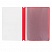 превью Папка 10 вкладышей STAFF с перфорацией, мягкая, красная, 0,16 мм