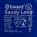 превью Перчатки ПВХ КЩС Gward Sandy Long PVC014 синие р.10, XL (6 пар/уп)