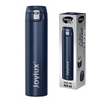 Термокружка 520 мл JOYLUX (ДЖОЙЛЮКС) ULTRA BLUE, нержавеющая сталь SUS304, синий матовый