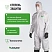 превью Комбинезон одноразовый с капюшоном Lakeland SafeGard 76 белый 45 г/кв.м (размер 48-50, L, ES428)