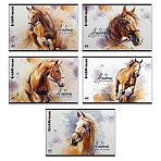 Альбом для рисования, А4, 40 л., скоба, TWIN-лак, ERICH KRAUSE, 203×297 мм, «Wild Mane» (микс в спайке)