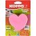 превью Стикеры фигурные Kores FANTASY HEART 70×70мм,5смешан. неон. цв. по 250л 48705