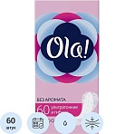 Прокладки женские гигиенические Ola! LIGHT еж. тонк стринг-мул-форм 60шт/уп