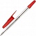 превью Ручка шариковая неавтоматическая Attache Elementary красная (толщина линии 0.5 мм)
