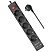 превью Сетевой фильтр Defender DFS 755 5 розеток 5.0м, 2xUSB, 2.1A, черный