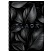 превью Тетрадь 96л., А4, клетка, на гребне BG «Just black», soft-touch ламинация, выб. лак