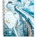 превью Бизнес-тетрадь Attache Selection Fluid А5 96 листов серая/голубая в клетку на спирали (170×203 мм)