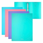 Папка на 4 кольцах ERICH KRAUSE «Diagonal Pastel», 24 мм, до 150 листов, ассорти, 0.6 мм