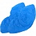 превью Бахилы одноразовые полиэтиленовые текстурированные 4 г голубые (50 пар в упаковке)