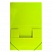 превью Папка на резинках BRAUBERG «Neon», неоновая, зеленая, до 300 листов, 0.5 мм