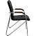 превью Конференц-кресло Easy Chair Samba Silver чёрный/орех (искусственная кожа, металл серебристый)