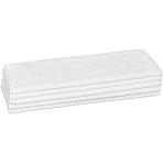Полотенце Luscan махровое 70×130, 500 гр/м2, Oтель белый, Турция, 5 шт/уп