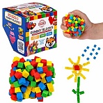 Конструктор-пластилин «GUMMY BLOCKS», разноцветные детали, 4 цвета, 1TOY