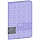 Папка на молнии Berlingo «Starlight S» А5+, 600мкм, фиолетовая, с рисунком