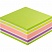 превью Стикеры Attache Selection Фреш 76х76 мм неоновые и пастельные 5 цветов (1 блок, 400 листов)