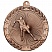 превью Медаль призовая лыжи 50 мм бронзовая