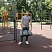 превью Сумка спортивная HEIKKI MOVE RENOWNED (ХЕЙКИ), отделение для обуви, серая, 28×51x26 см