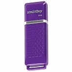 Флэш-диск 8 GB, SMARTBUY Quartz, USB 2.0, фиолетовый