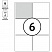превью Этикетки самоклеящиеся А4 100л. OfficeSpace, белые, 06 фр. (105×99), 70г/м2