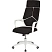 превью Кресло для руководителя Комус Мебель (Easy Chair) 680 чёрное (ткань, белый пластик)