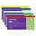 Набор пластиковых папок-конвертов на молнии Berlingo «Eco XS», форматы А4, A5, Travel size, 3шт, с рисунком