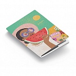 Обложка для паспорта OfficeSpace «Enjoy the Summer», кожа, цветная печать