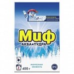 Порошок стиральный Миф Аква Пудра д/ручной стирки Морозная свежесть 400г
