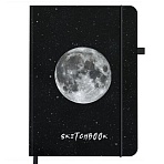 Скетчбук, слоновая кость 140 г/м2, 130×210 мм, 80 л., софт-тач, резинка, BRAUBERG ART CLASSIC, «Вселенная»