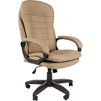Кресло для руководителя Easy Chair 515 TPU бежевое (экокожа/пластик)