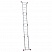 превью Лестница-трансформер 4×4 ступени, высота 4,52 м (4 секции по 1,2 м), алюминиевая, вес 16,5 кг