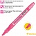 превью Текстовыделитель Crown «Multi Hi-Lighter» розовый, 1-4мм