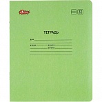 Тетрадь школьная зеленая №1 School Отличник А5 12 листов в узкую линейку (10 штук в упаковке)