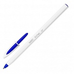 Ручка шариковая неавтоматическая масляная BIC Cristal синяя (толщина линии 0.35 мм)