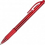 Ручка шариковая автоматическая Pentel FineLine рез. манж,0.7мм красн BK417-B