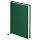 Ежедневник недатированный, А6, 160л., твердый переплет, балакрон «Ariane. Dark green», зеленый