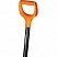 превью Лопата совковая Fiskars Solid 33x24 см с металлическим черенком