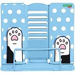 Подставка для книг и учебников BRAUBERG KIDS «Lil Paws»регулируемый угол наклонаметалл238053