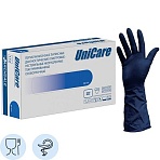 Перчатки латексные н/с, н/о UNICARE р. XL (25пар/уп), ПС
