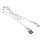 Кабель ProMega U152, 2.4A, 1м, USB - Micro-USB, TPE, белый